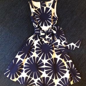 $ DROP! J.Crew Navy Floral Cotton Midi Dress, 6